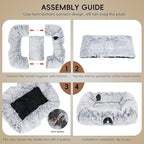 Extra Large Cat Tunnel Bed, 4 Ways Tunnels - Image 6