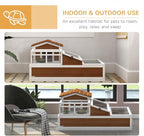 PawHut 3- Room Tortoise House Habitat - Image 8