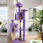 58.5inch Large Cat Tree Tower Condo - Image 6