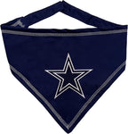 Pets First NFL Dallas Cowboys TIE Bandana, Large/X-Large. Dog Bandana Scarf Bib by PETSFIRST