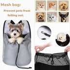 Dog Front Carrier Backpack, Ventilated Mesh Puppy Back Pack - Image 4