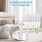 Cat Water Fountain Filters, 6 Pack Replacement Filters - Image 2
