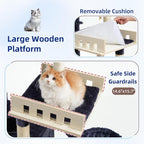Cat Tree for Indoor Cats Large Adult, Heavy Duty Cat Tree for Large Cats 20 lbs+ - Image 2