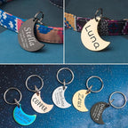 Anavia Personalized Pet ID Tags, Stainless Steel Glossy Laser Engraved Dog Cat - Image 3