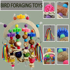 Bird Toys - Natural Corncob Wood & Mango Chew Toys - Image 3