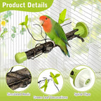 PINVNBY 3 PCS Bird Perches Simulation Branch Parrot Cage Perch Stand - Image 3