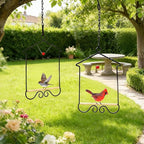 4PK Metal Frame Hummingbird Swings and Perches - Image 3