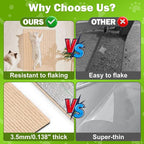 Bed Cat Scratcher Pad, 47.2"x15.8"Cat Scratching Mat, Self-Adhesive Trimmable - Image 2