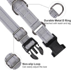 Martingale Dog Collar, Adjustable Nylon Reflective Collar - Image 3