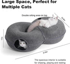 8-Shaped Large Cat Tunnel Bed for Indoor Cats, Infinite Circulation Peekaboo - Image 2