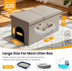 3-in-1 Cat Litter Box Enclosure - Image 6