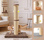 5-Inch Thick Sisal Cat Scratching Post, Durable Cat Scratcher - Image 2