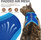 PUPTECK Cat Harness and Leash Set Escape Proof, Reflective Adjustable Soft Mesh - Image 2