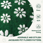 Waterproof Blanket for Dog Puppy Cat, Cute 3D Textured Flower Dog Blanket for - Image 5