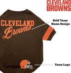 Pets First NFL Cleveland Browns Dog & Cat T-Shirt, Small. Football Pet Shirt - Image 5