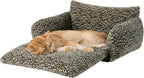 Hollypet Cat Bed Fluffy Plush Mutifuctional Double-Layer Soft Pet Couch - Image 2