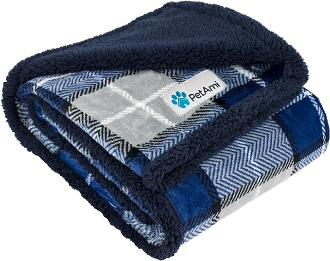 PetAmi Dog Blanket for Bed, XL Pet Blanket Large Dogs, Fleece Furniture Couch by PetAmi