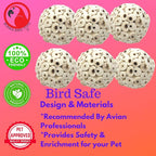 Bonka Bird Toys 2117 Pk6 Sola Atta Balls Foot Talon Craft Part Parrot Bird Toys - Image 7