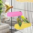 Wontee Bird Chewing Toys Grinding Beak Bird Perch Stand - Image 2
