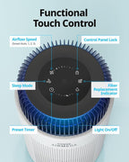COWAY Air Purifiers for Home up to 810 ft², HEPA Filter and Carbon Filter for - Image 8