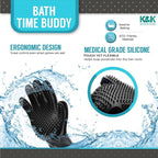 KENNELS & KATS Pet Grooming Gloves | Deshedding Glove - Image 4