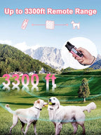 Bousnic Dog Shock Collar 2 Dogs - 3300 ft Waterproof Training Collar - Image 2