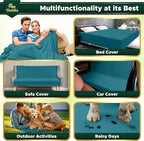 Paw Buddies Waterproof Blanket – 80"x90" Washable Sofa Throw - Image 5