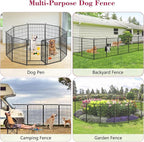Dog Playpen Outdoor, 40 inch 10 Panels Heavy Duty Dog Fence - Image 6
