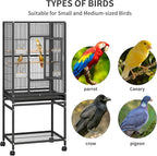 YINTATECH 53 inches Bird Cage Seed Catcher & Birdcage Cover, Bird Cages - Image 4