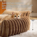 Bedsure ComfyFleece™ Cute Cat Couch - Image 3