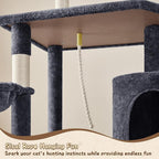 Yaheetech 63.5in Multi-Level Cat Tree Tower Condo - Image 7