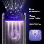 Pet Air Purifier Large Home 4200 sq ft, Suck up Floating Cat Dog Hair Dander - Image 5