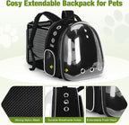 Lekereise Cat Backpack Carrier, Expandable Large Space Cat Bubble Backpack - Image 3
