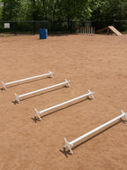 Dog Agility Cavaletti, Dog Agility Equipment Dog Hurdle Jump Set of 4 by The+Dog+Agility+Shop%C2%AE