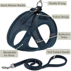 Dog Harness with Leash Set, No Pull Adjustable Reflective Step-in Puppy Pet - Image 2