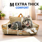Orthopedic Dog Bed with Memory Foam, Washable Plush Pet Bed - Image 2
