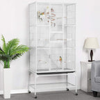 Yaheetech 69'' Extra Large Bird Cage Metal Parrot Cage w/Detachable Stand - Image 3