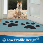 Buganda Dog Door Mat for Muddy Paws, Absorbent Dirt Trapper Washable Indoor - Image 6