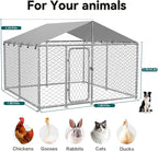 7.8'x7.8' Outdoor Dog Kennel, Heavy-Duty Dog Enclosure - Image 7