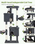 Extra Large Cat Tree, 84 Inch XXL Giant Cat Tower - Image 6