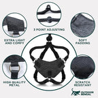 Houdini™ Escape Proof Cat Harness and Leash Set by OutdoorBengal – Turquoise - Image 8