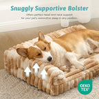 Cute Dog Bed, Faux Rabbit Fur Orthopedic Foam Dog Bed - Image 7