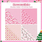 PAWCHIE Christmas Dog Bandanas 4 Pack, Reversible Dog Party Triangle Scarf Bibs - Image 3
