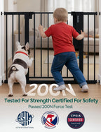 Babelio Smart Baby Gate with Auto-Unlock/Close, Pressure Mounted No Drill - Image 6