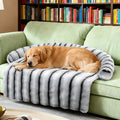 Large Dog Couch Bed, Fluffy Washable Couch Protector by WATANIYAPET