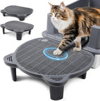 Adjustable Cat Ramp Litter Box Step Double Layer by Bartuke