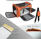 Soft Sided Carrier for Small Medium Cats Dogs, TSA Airline Approved Collapsible - Image 5