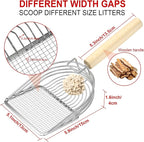Ownpets Iron Metal Cat Litter Scoop, Heavy Duty Kitty Litter Scooper & Speed - Image 2
