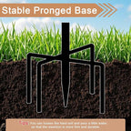 3" Deep Metal Bird Bath for Outdoors, Removable 13" Dia Bowl - Image 3