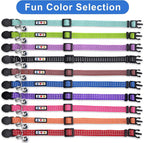 Pawtitas Reflective Pink Cat Collar - Image 7